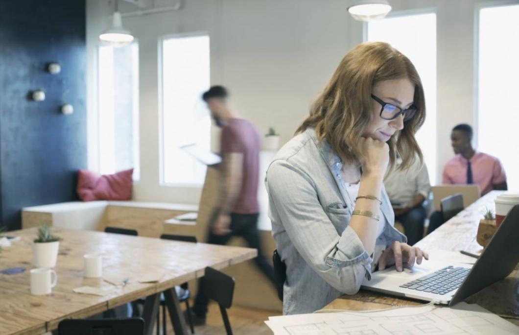 Deltagere arbejder med budgetmodeller under et online seminar